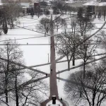 Ohio State Oval in Winter