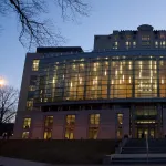 Exterior view of Thompson Library